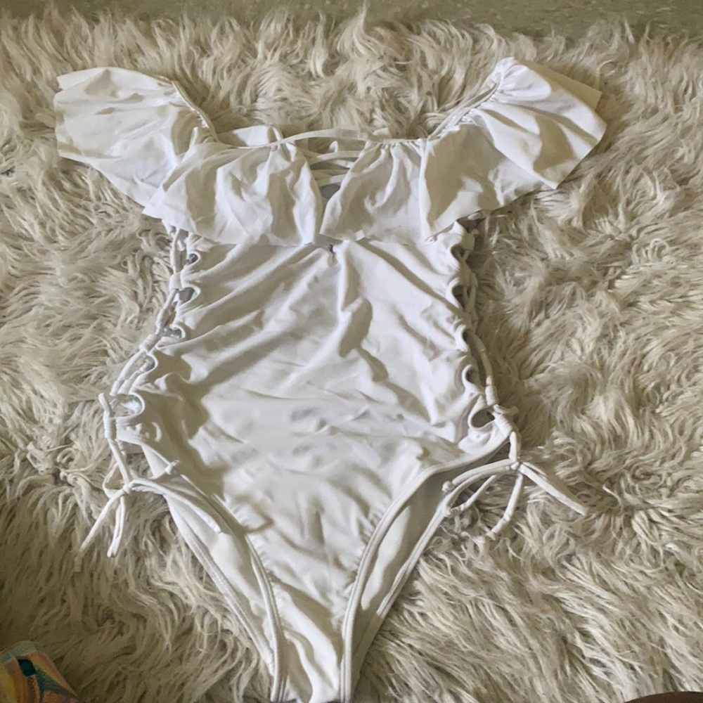 Brand new white bathing suit
